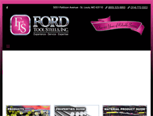 Tablet Screenshot of fordtoolsteels.com